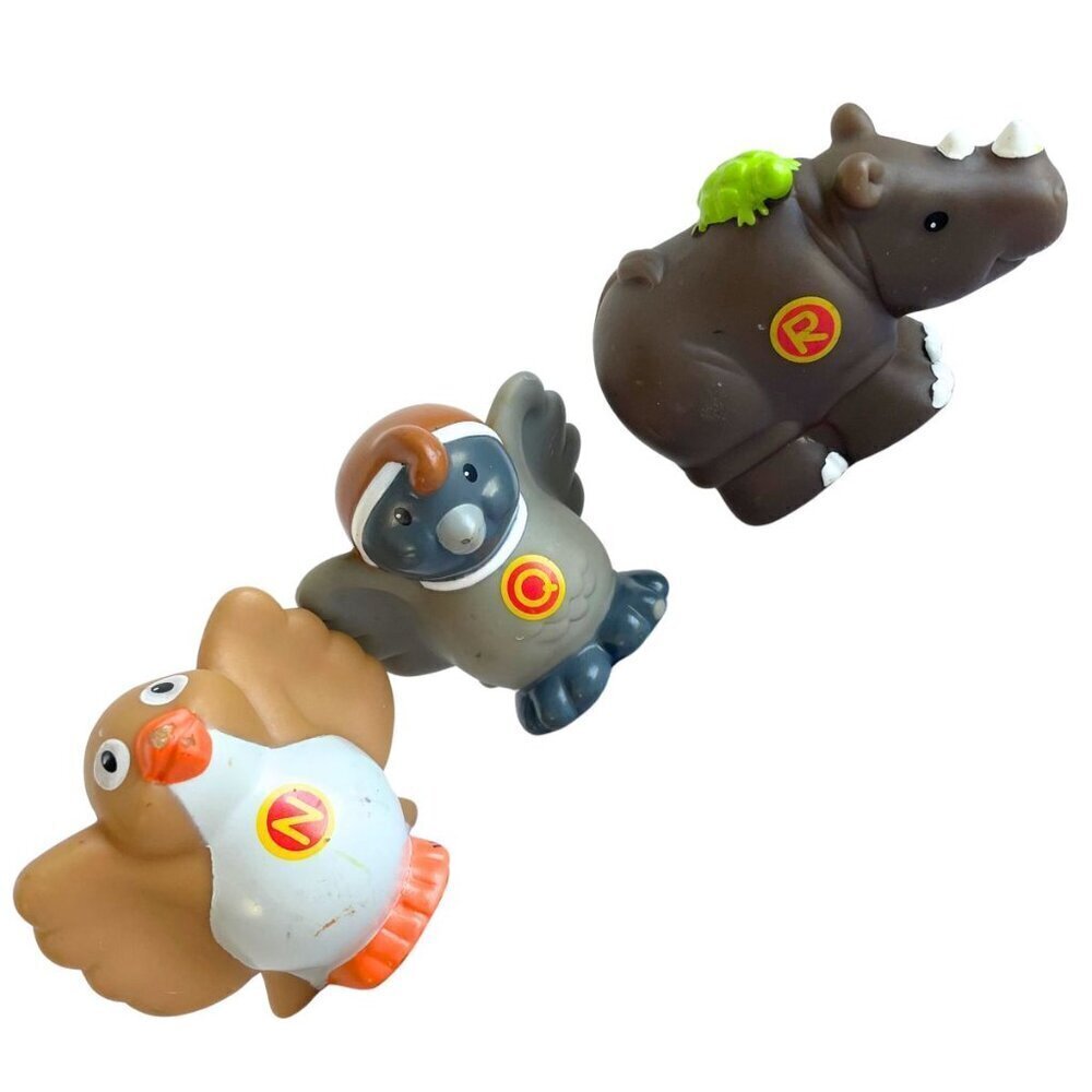 Fisher-Price Little People Alphabet‎ Zoo Animals, N, Q, R, Replacement Parts